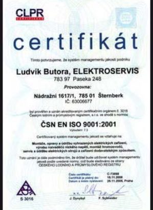 CERTIFIKÁTY